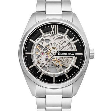 Thomas Earnshaw Smeaton édition Limitée Cadran Squelette Noir Automatique ES-8208-11 Montre Homme