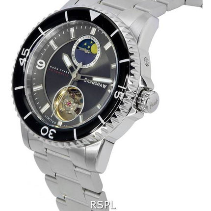 Thomas Earnshaw Prevost édition Limitée Phase de Lune Gris Galet Cadran Cœur  Ouvert Automatique ES-8210-22 Montre Homme