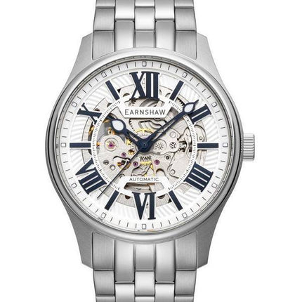 Thomas Earnshaw Simpson Dover Blanc Squelette Cadran Automatique ES-8240-11 Montre Homme