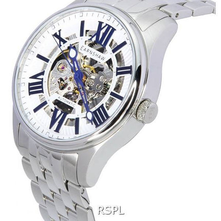Thomas Earnshaw Simpson Dover Blanc Squelette Cadran Automatique ES-8240-11 Montre Homme