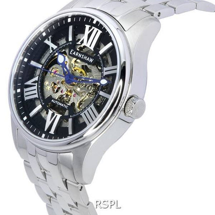 Thomas Earnshaw Simpson Caspian Black Skeleton Dial Automatique ES-8240-22 Montre Homme