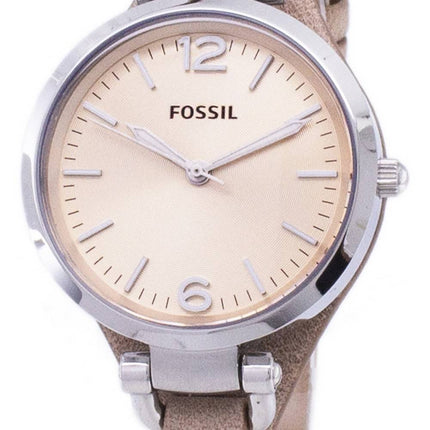 Fossil ES2830 Géorgie sable en cuir montre des femmes