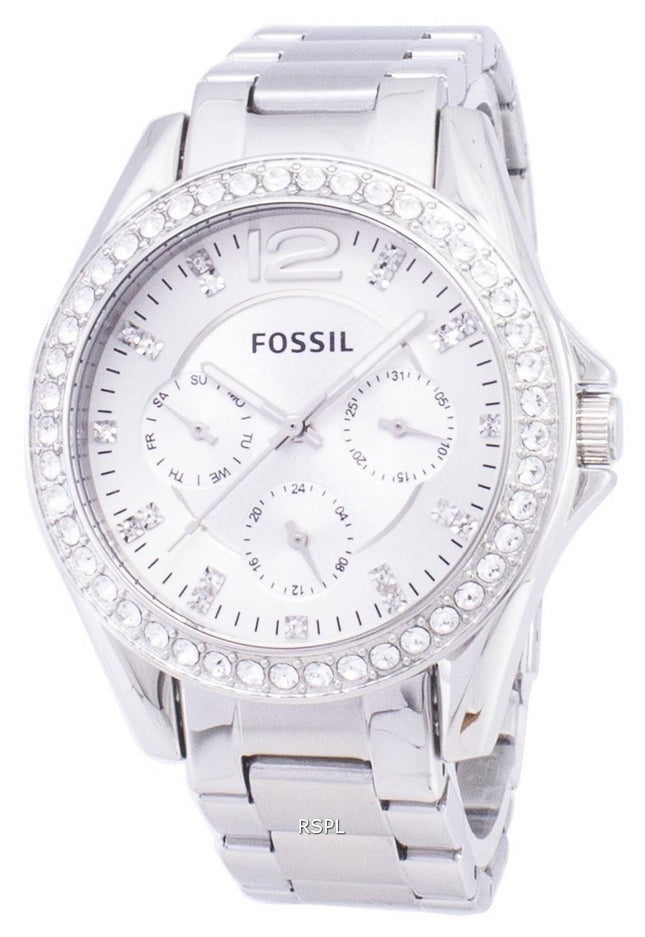Fossil Riley multifonctions cristal Cadran de ES3202 femmes