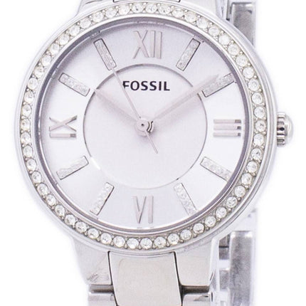 Fossiles montre trois aiguilles Virginie Crystal ES3282 féminin
