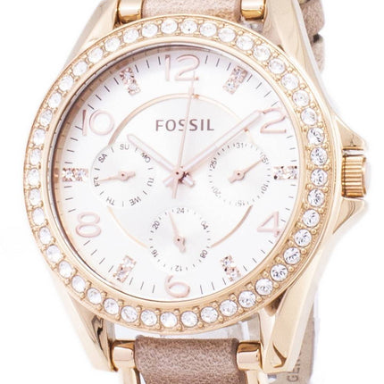 Fossil Riley Multifonctions Cristaux Montre ES3466 femmes