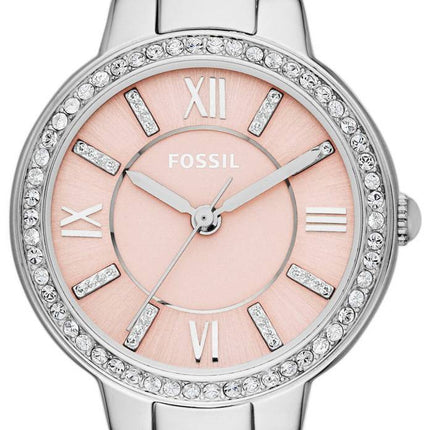 Montre Fossil Virginie analogiques Crystal-accentués ES3504 femmes