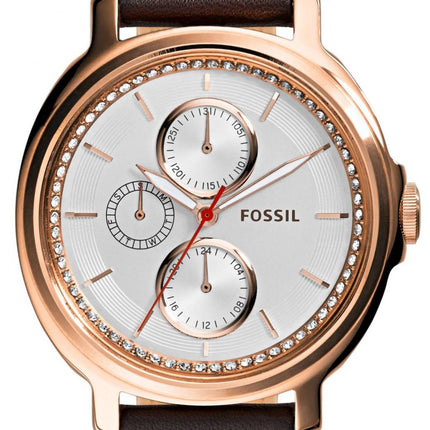 Chelsey fossile des cristaux de Quartz multifonction ES3594 femmes montre