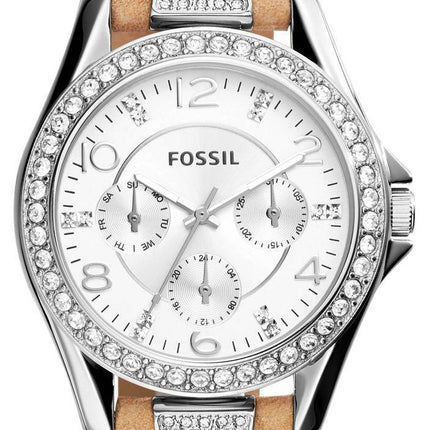 Fossile Riley cristaux de Quartz multifonction Accents ES3889 femmes montre