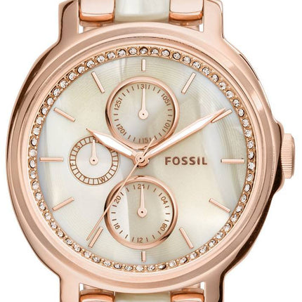 Chelsey fossiles Quartz Rose or inox ES3890 Women Watch
