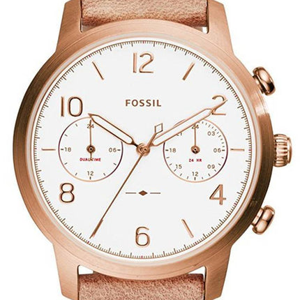 Watch femmes de ES4238 Quartz Caiden fossiles multifonction Dual Time
