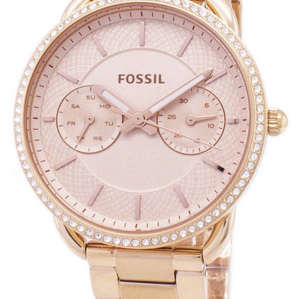 Fossile de tailleur multifonction Quartz diamant Accents ES4264 Women Watch