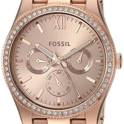 Scarlette fossiles multifonction Quartz diamant Accent ES4315 Women Watch