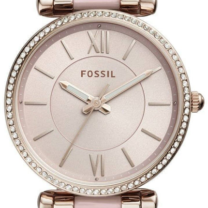 Carlie fossiles Quartz diamant Accent ES4346 Women Watch