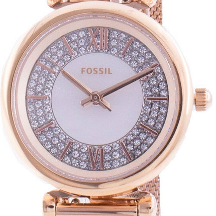 Montre Fossil Carlie Mini ES4836 Quartz Diamond Accents pour femme