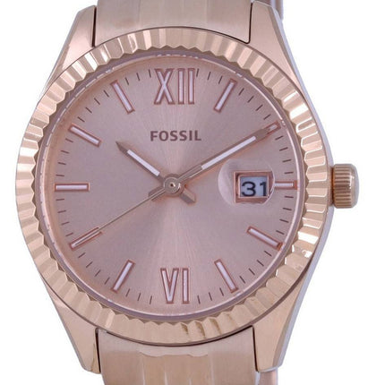 Montre Fossil Scarlette Micro Rose Gold Tone Cadran Quartz ES4992 Femme