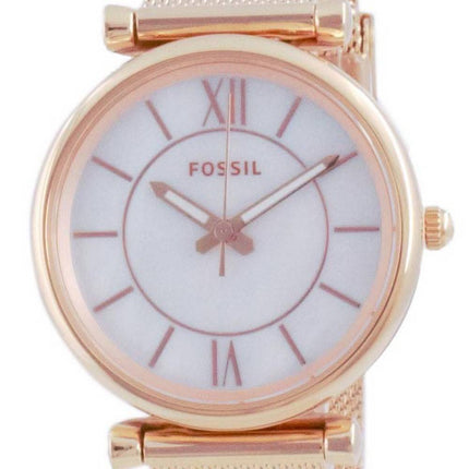 Montre Femme Fossil Carlie Or Rose Quartz ES5058SET