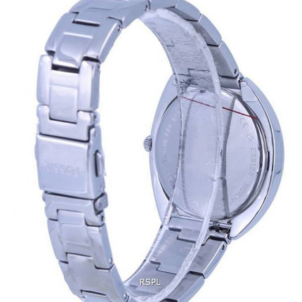 Fossil Gabby Crystal Accents Acier Inoxydable Cadran Rouge Quartz ES5126 Montre Femme