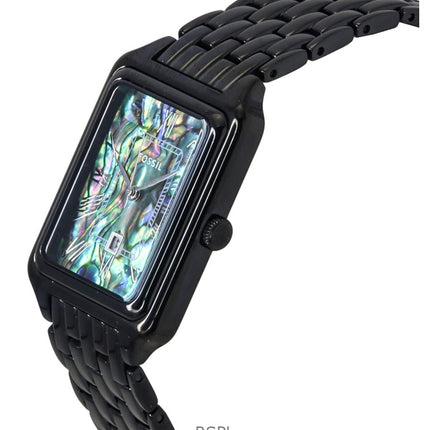 Montre femme Fossil Raquel en acier inoxydable, cadran multicolore, quartz ES5340