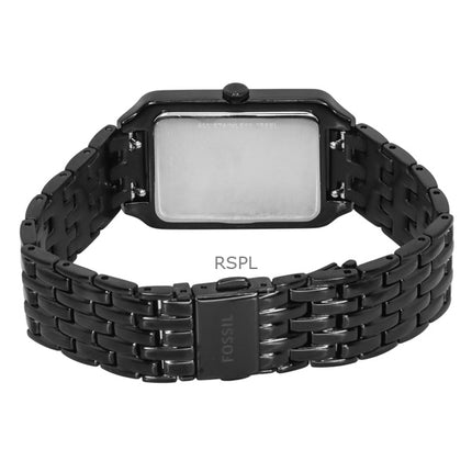 Montre femme Fossil Raquel en acier inoxydable, cadran multicolore, quartz ES5340