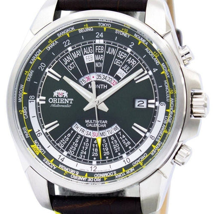Orient automatique Multi année calendrier World Time EU0B003F montre homme