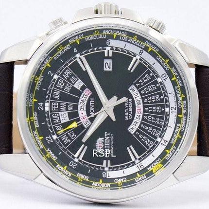 Orient automatique Multi année calendrier World Time EU0B003F montre homme