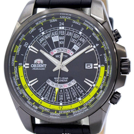 Orient automatique Multi année calendrier World Time EU0B005B montre homme
