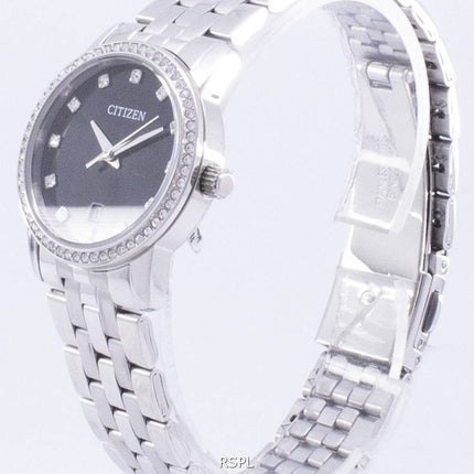 Montre Citizen Quartz diamant Accent EU6030-56E féminin