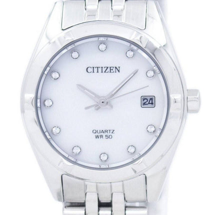 Montre Citizen analogique Quartz diamant Accent EU6050 - 59d féminin