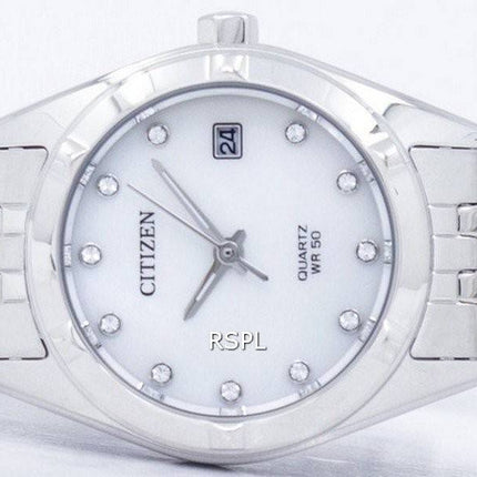 Montre Citizen analogique Quartz diamant Accent EU6050 - 59d féminin