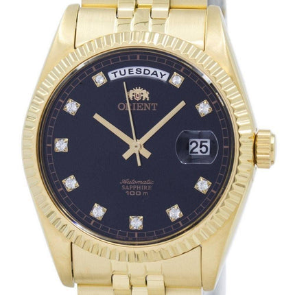 Orient Japon automatique fait diamant Accent EV0J001B montre homme