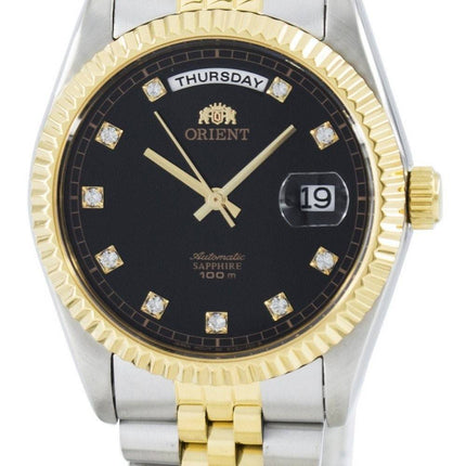 Orienter le Leader « Président » automatique Sapphire Crystal Accent EV0J002B FEV0J002BY montre homme