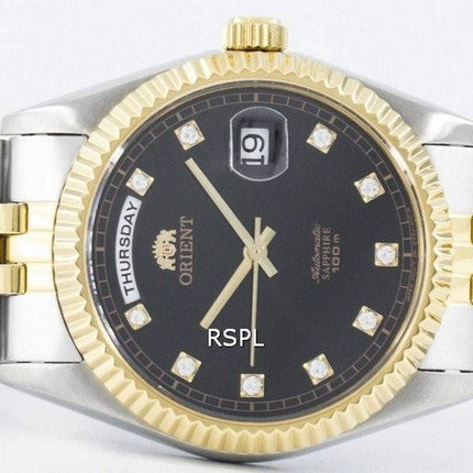 Orienter le Leader « Président » automatique Sapphire Crystal Accent EV0J002B FEV0J002BY montre homme