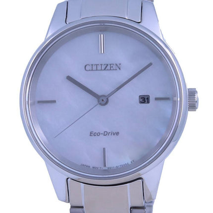 Montre Citizen pour femme avec cadran en nacre Eco-Drive EW2590-85D en acier inoxydable