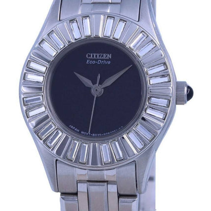 Montre de collection en cristal pour femmes Citizen Eco Drive EW5375-57E