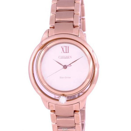 Montre pour femme Citizen Diamond Accents cadran nacre Eco-Drive EW5513-80D.G