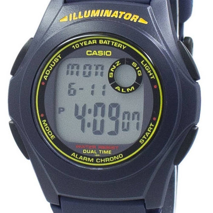 Casio Illuminator deuxième fuseau horaire Chrono numérique F-200W-2 b F200W-2 b montre homme