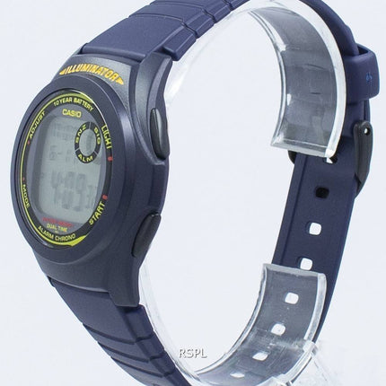 Casio Illuminator deuxième fuseau horaire Chrono numérique F-200W-2 b F200W-2 b montre homme