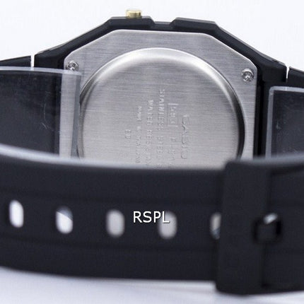 Montre Casio alarme chronographe numérique F-91WG-9 hommes