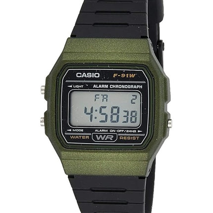 Montre pour homme Casio Classic Daily Alarm F-91WM-3A F91WM-3A