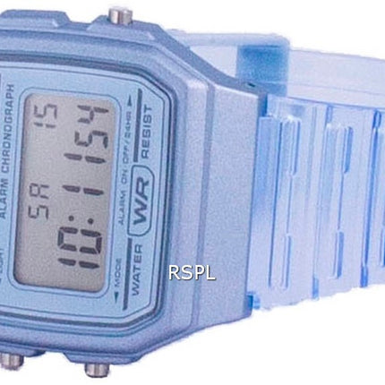 Montre unisexe Casio Youth Blue Resin Digital F-91WS-2 F91WS-2