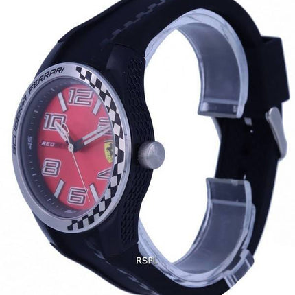 Ferrari Scuderia Redrev-T Silicone Cadran Rouge Quartz F0830335.G Montre Homme fr