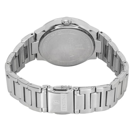 Montre Festina Boyfriend pour femme, multifonction, acier inoxydable, cadran bleu glacier, quartz, F16716-4