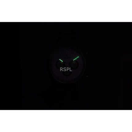 Montre Festina Timeless Chronographe Acier Inoxydable Cadran Blanc Quartz F16820-Q Homme