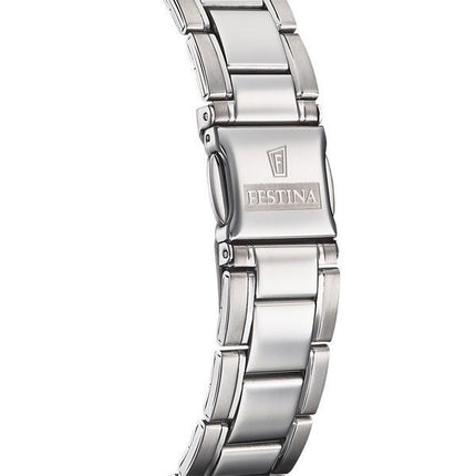 Montre pour homme Festina Classics en acier inoxydable avec cadran bleu et quartz F20511-3