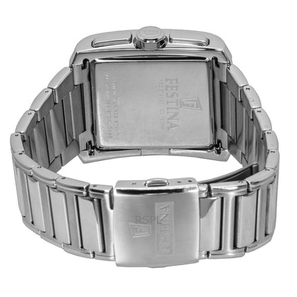 Montre Festina Chronographe Acier Inoxydable Cadran Noir Quartz F20635-4 Homme