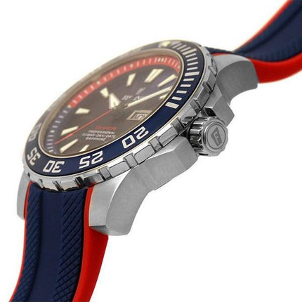 Montre Festina Diver avec bracelet en caoutchouc et cadran bleu à quartz F20662-1 200M pour homme