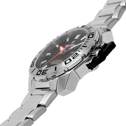 Montre pour homme Festina Diver en acier inoxydable avec cadran noir et quartz F20665-4 200M