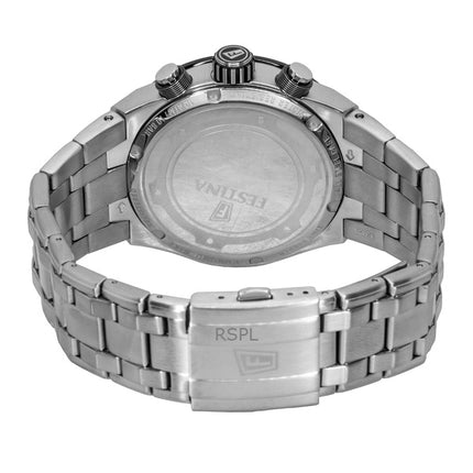 Montre Festina Chrono Bike chronographe en acier inoxydable, cadran rouge, quartz, 100 m, F20670-5