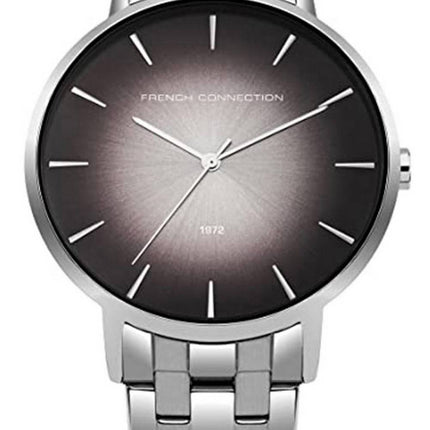 Montre FCUK Ã  cadran gris en acier inoxydable Ã  quartz FC1306TM pour homme