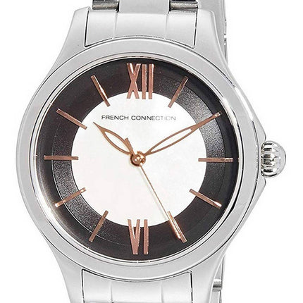 FCUK Cadran Argent Acier Inoxydable Quartz FCS1009SM Montre Femme